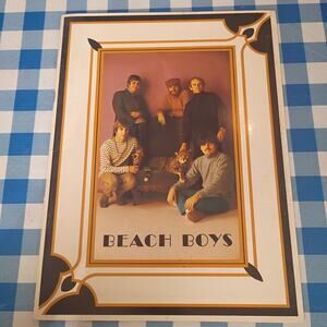Beach Boys Concert Program 1968 Fold-Out & 2 Paper Inverticubes Capitol Records